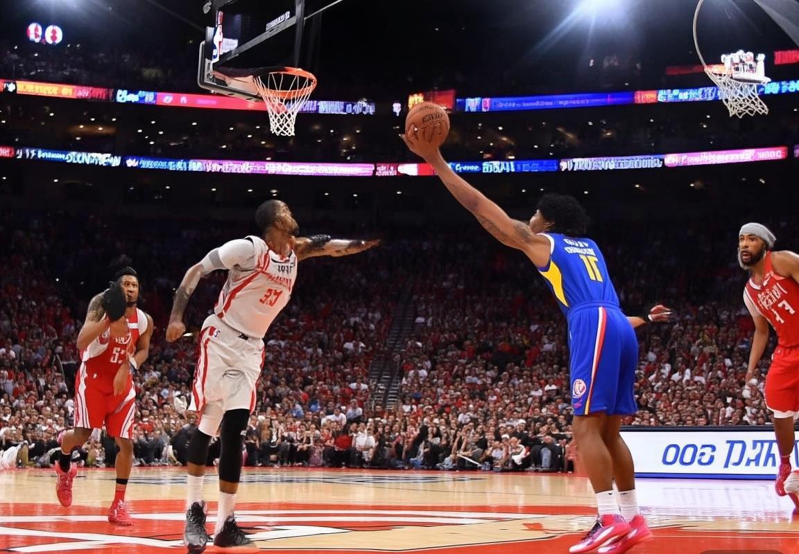 2019NBA火箭对快船西部巅峰对决：精彩瞬间解析